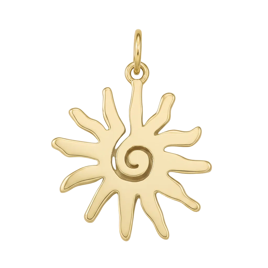 Medium sun charm
