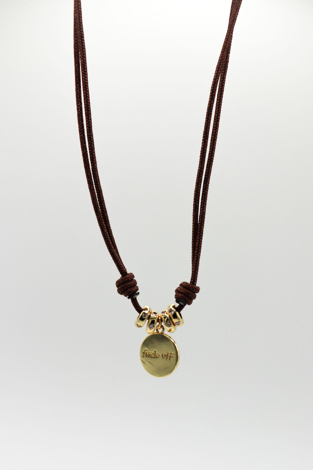F Off Paracord Necklace