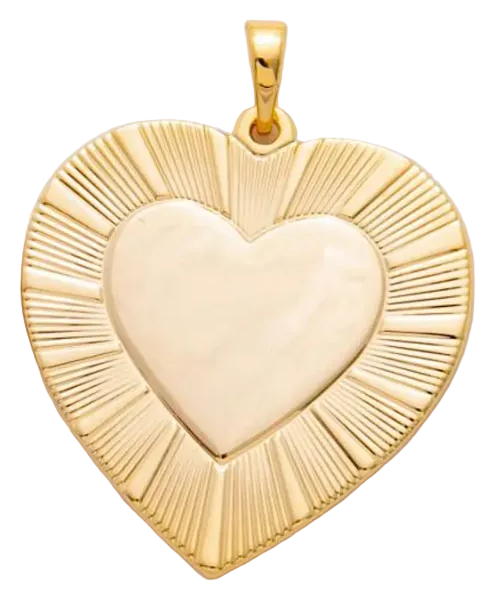 Large heart charm